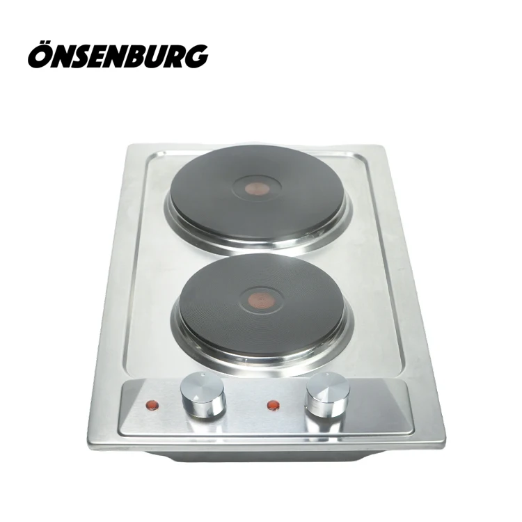 HINEW 2 BURNER ELECTRIC KITCHEN HOT PLATE  COOKTOP PARTS 3000W WITH FACTORY PRICE
