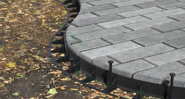 Простая система DIY non dig Snapedge Paver для ландшафта