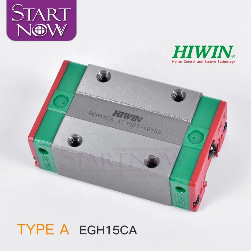  Оригинальный линейный направляющий слайдер Taiwan HIWIN EGH15CA HGH20CA QEH20CA для линейной направляющей системы движения