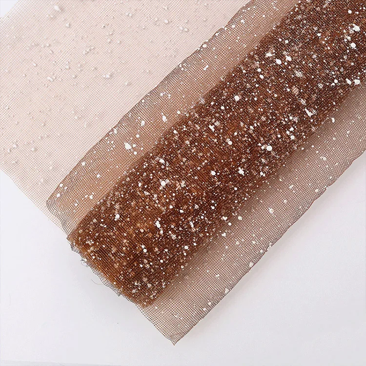 Hot sale of snow dot yarn 21-inch flower packing gauze for optimal quality and quality assurance gift flower mesh