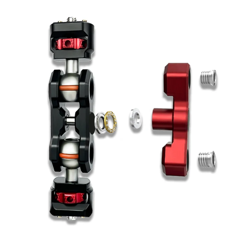 YuanYu  Magic Arm with Double Ballheads Arri locating Pins and 1/4 Screw