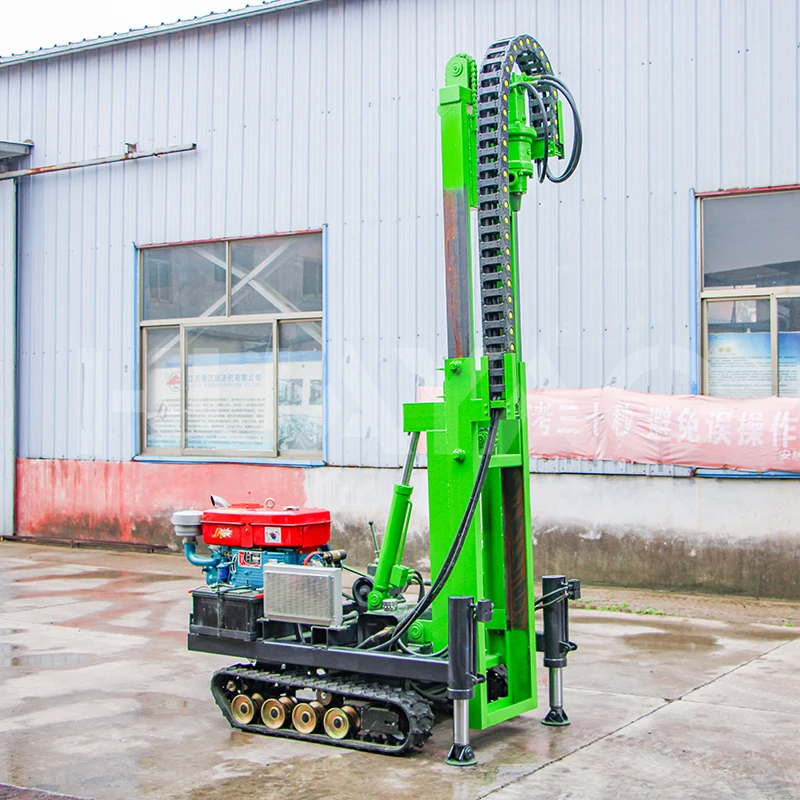 HUAYAO hydraulic photovoltaic micropile pile driver drill machine for rock