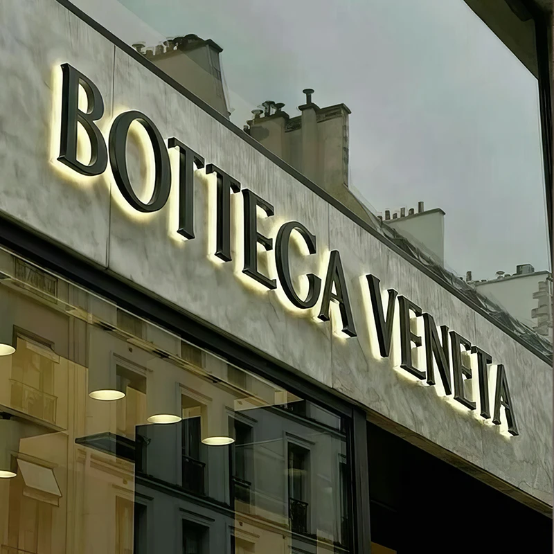 Custom 3d Logo Signage Led Electronic Letter Sign Led Backlit Letters Sign for Brand Board Design