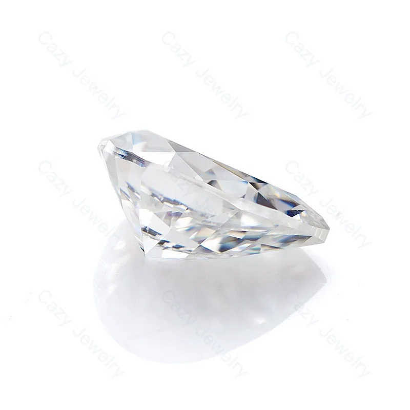 5*3mm DEF Color Available Cazy Jewelry VVS1 Professional Manufacturer Supply VVS1 Brilliant Pear Loose Gemstone Moissanite Stone