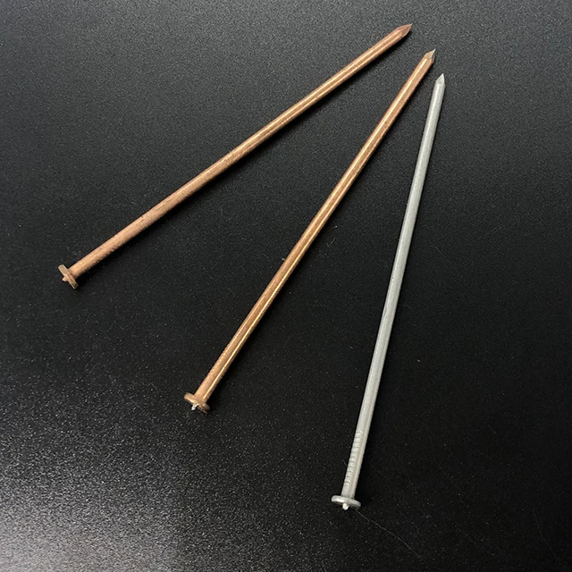 Ready To Ship Manufacturer Steel Copper Plated Flat Head Spot Capacitor Discharge Cd Arc Stud Welding Nails Pin