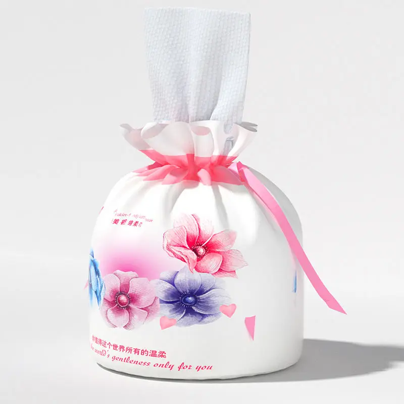 Private Label Facial Tissue Dry Floor Disposable Cotton Face Roll