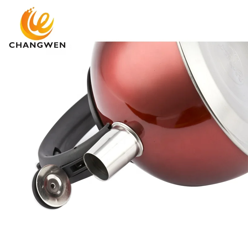 Wholesale Stainless Steel Whistling Tea Kettle Water Kettles Fast Boiling Teapot Stovetop Electric Induction Cookware