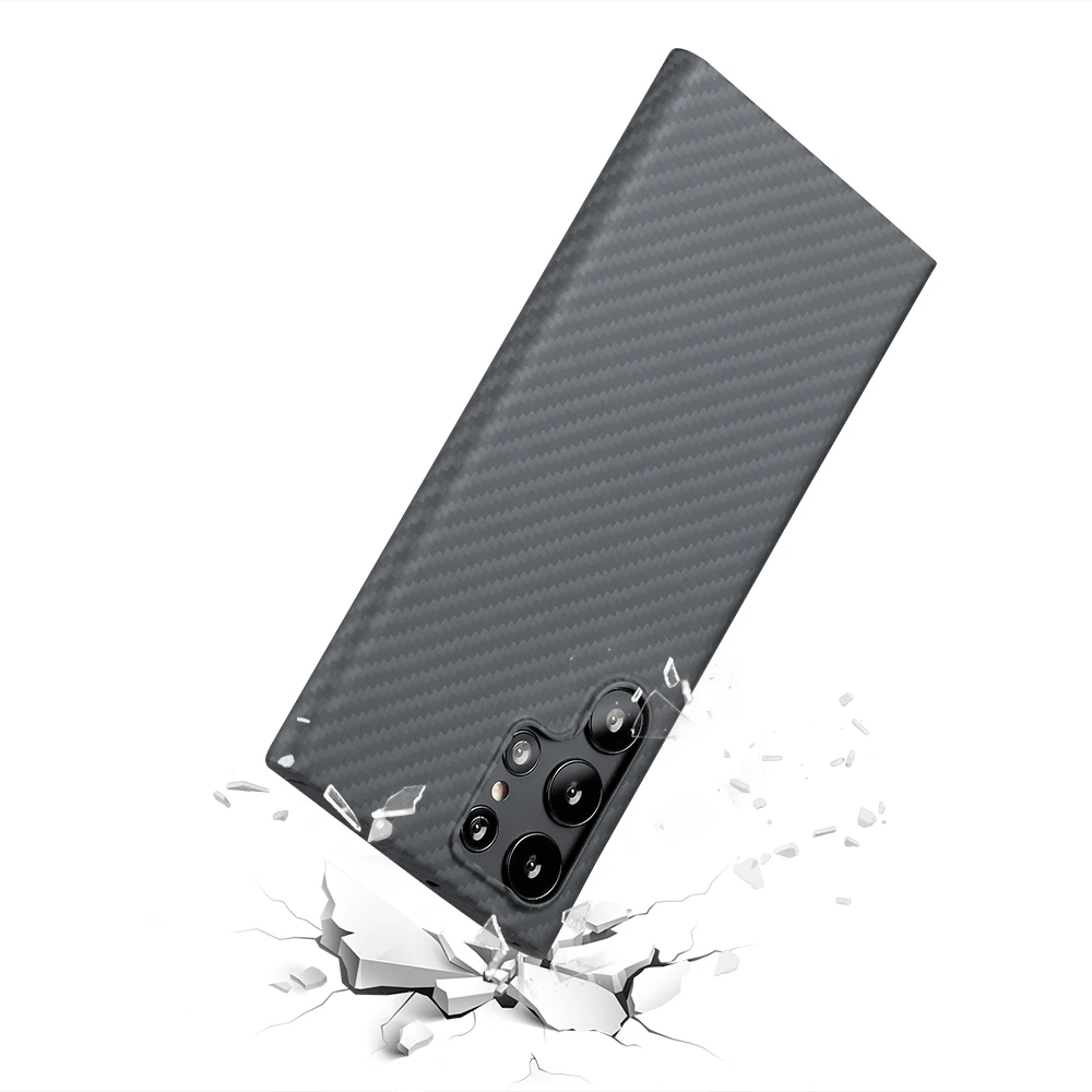 2022 New Product Bulletproof Aramid Fiber Case for Samsung S22 ultra Super Slim Phone Cover