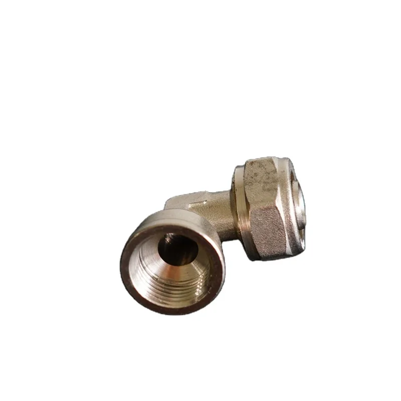 multilayer pex pipe fitting brass  32mm silver colour reduce elbow brass gas fittings 16mm 20mm
