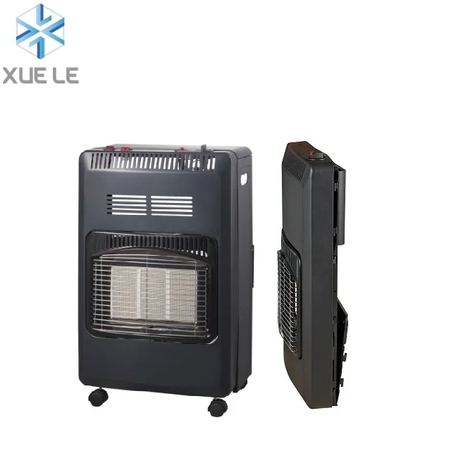 Folder gas heater with fan