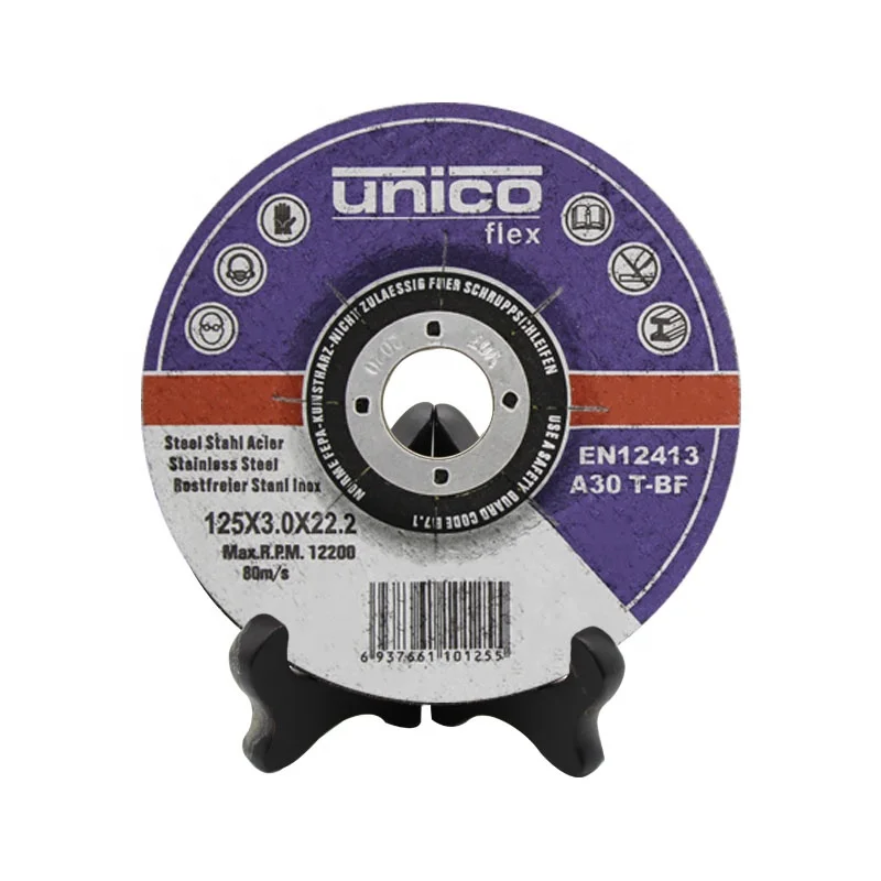 125x3.0mm Multi-Purpose Resin Cutting Wheel Abrasives Aluminum Oxide Metal Cutting Disc