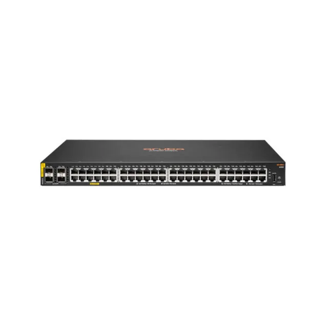 Factory New Aruba 6000 48G Class4 PoE 4SFP 370W Network Switches HPE R8N85A