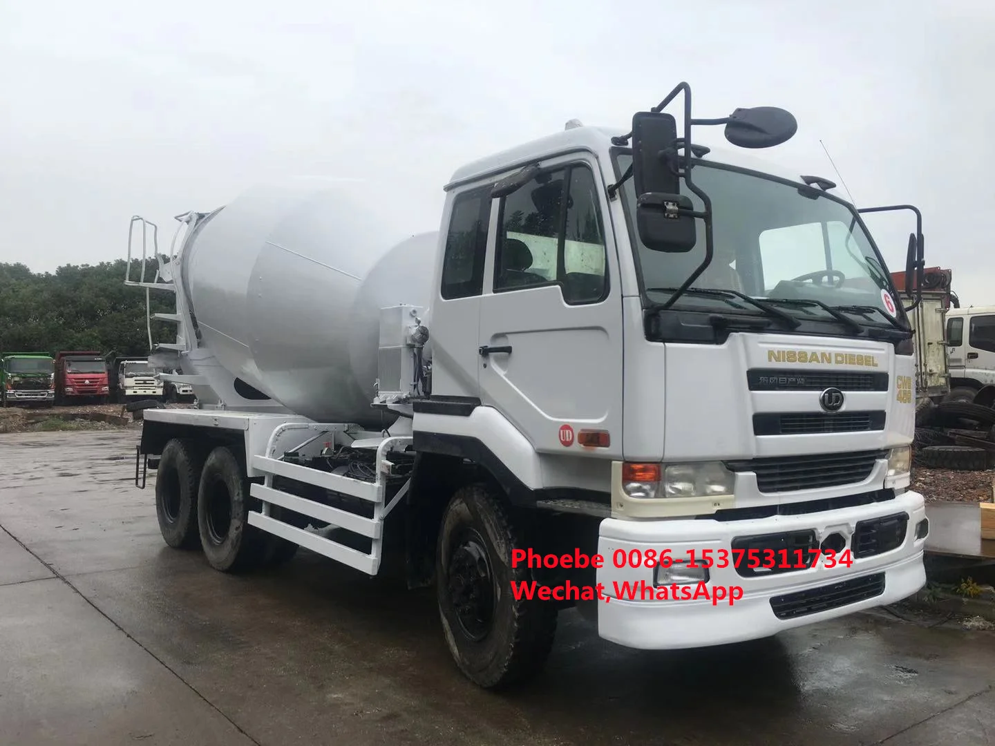 Used Concrete Mixer UD truck Maintain Well for
