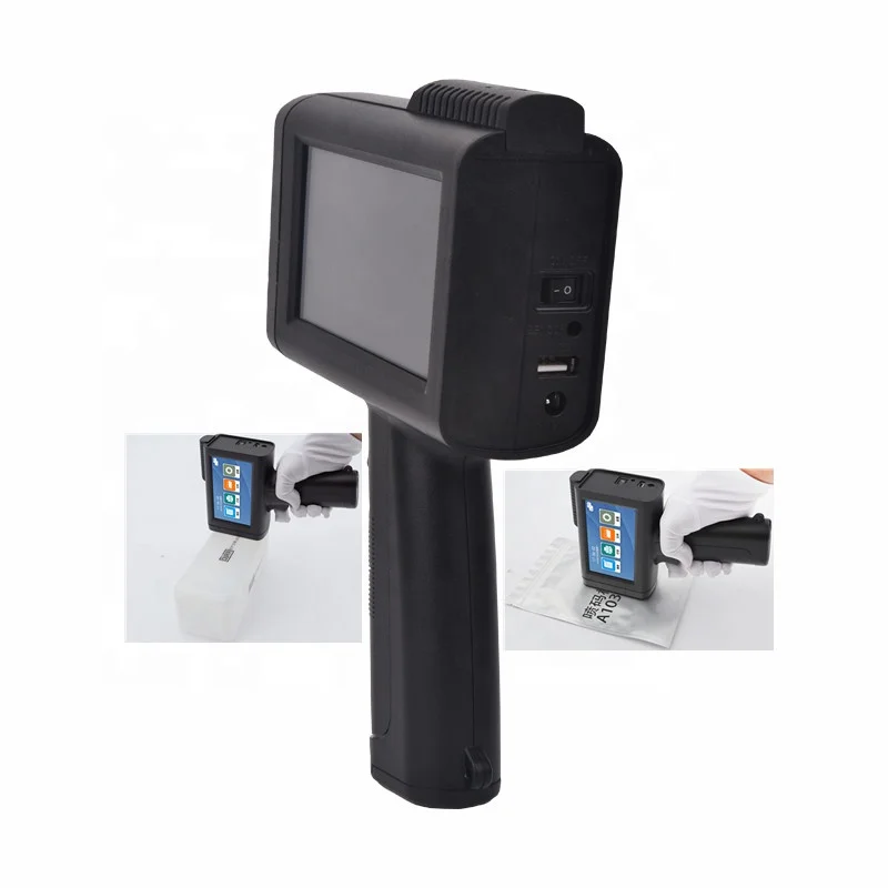 Good Feedback Auto Parts Handheld Continuous Inkjet Marker Printers For Catering Industry