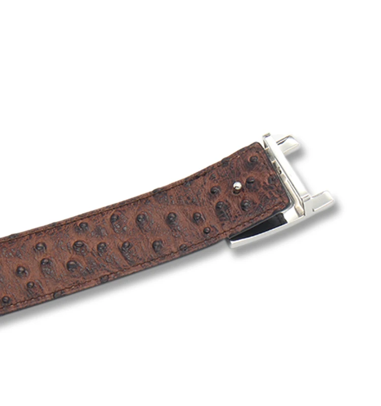 High Quality Men Leather Belt Custom logo Genuine Pin Buckle