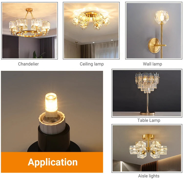 Hot Selling Strobo-free High Brightness GY6.35 2W 120V Led Bulb China Factory Ceramic+Pc Material Mini Corn