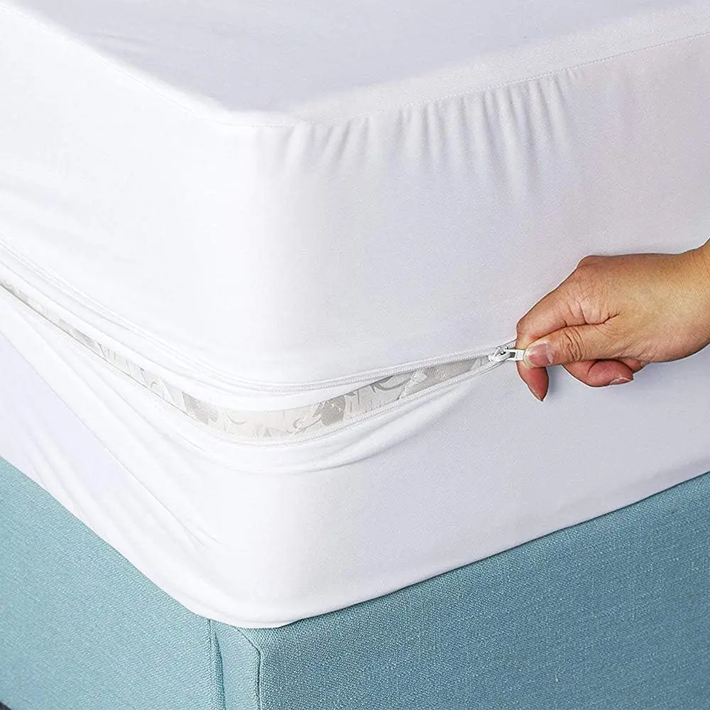 Premium waterproof  zippered mattress cover mattress encasement protector