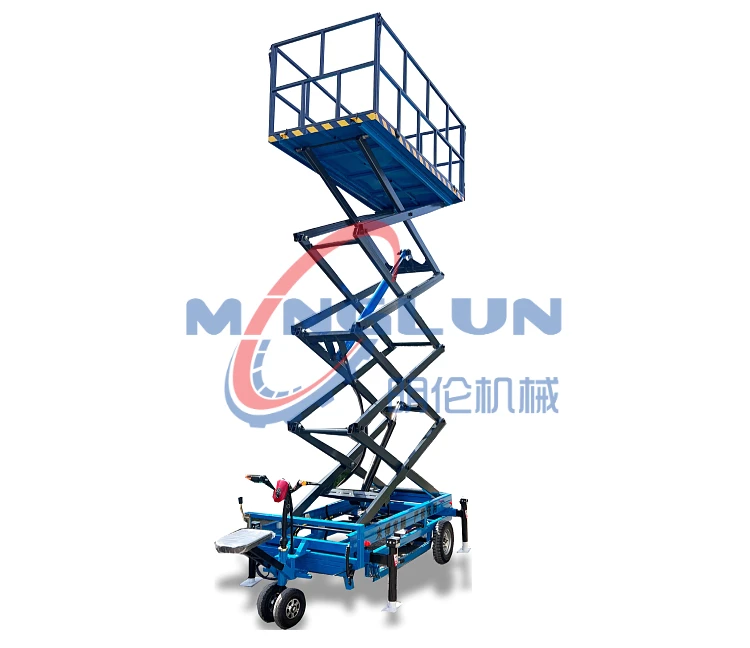 High efficiency customized electric trolley lift easy to operate with retractable support legs