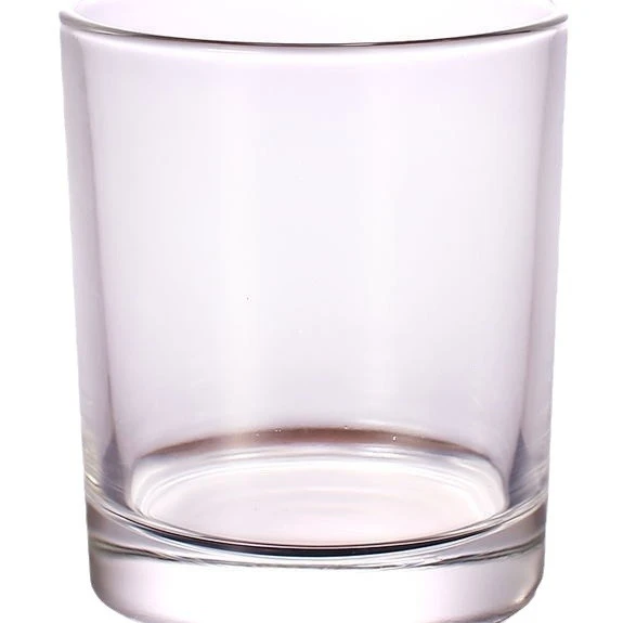 Scented candle glass candlestick holder