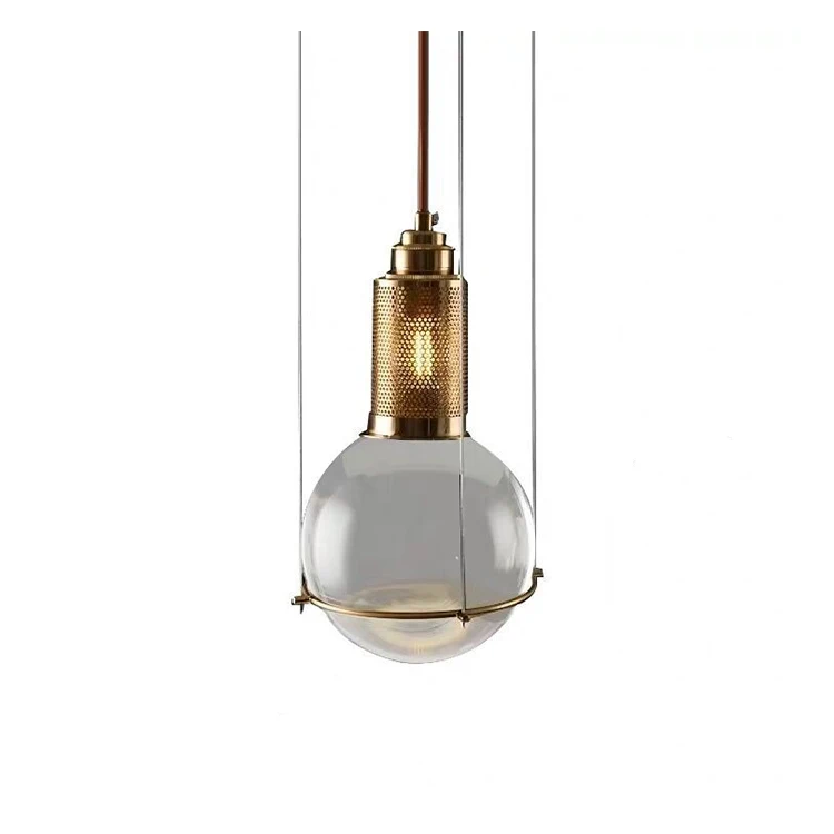 
Хит продаж, современная светодиодная Подвесная лампа с хрустальным шариком, подвесные светильники для бара, ресторана  (1600190107337)
