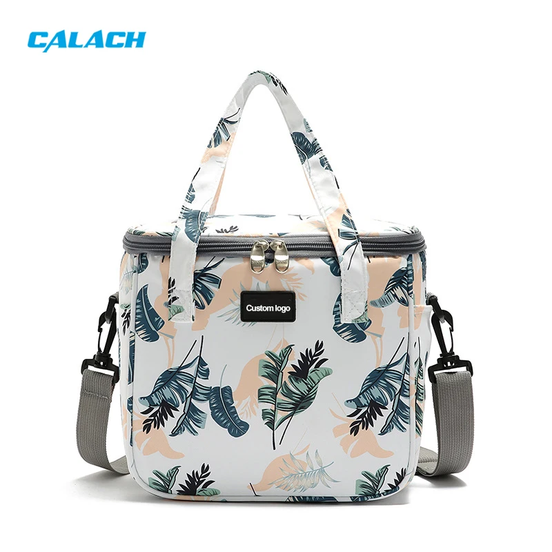 6 can cooler bag waterproof fashion insulated picnic cooler tote lunch bag for women work portable