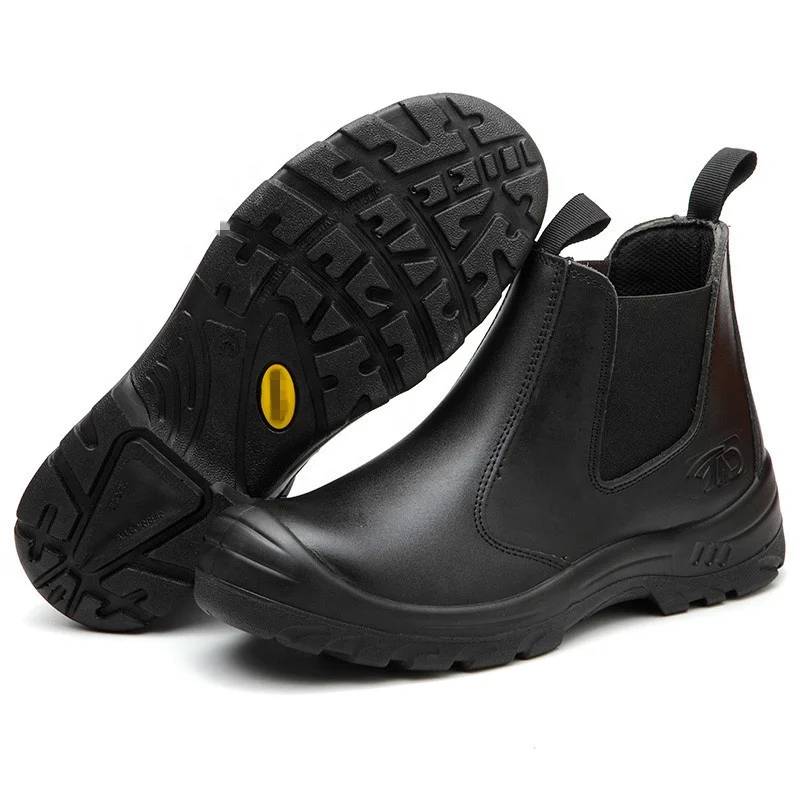 Wholesale High Quality Steel Toe Anti-smashing  Men Water-proof Work Safety Shoes Boots