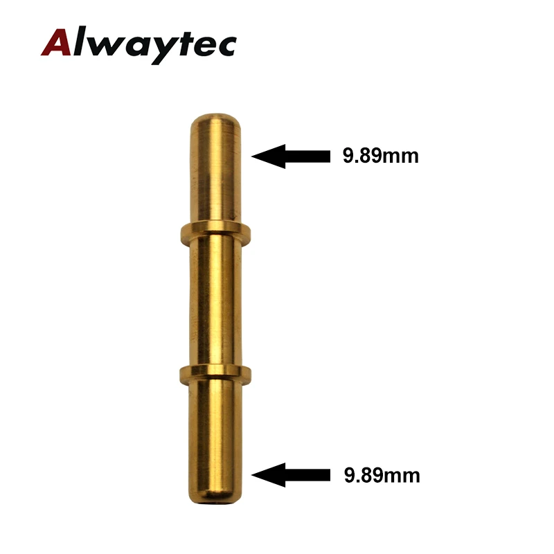 7.89mm 9.89mm universal general auto Fuel line metal connector two side brass male end piece fittings