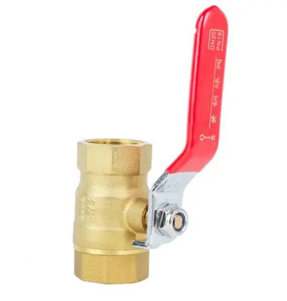 Green Valve High Quality Brass Ball Valves Of 3/4 Inch Female Thread
