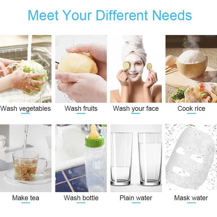 Household Kitchen Tap Filter Alkaline Purifier Filter Water Tap Water Filter For Sink Faucet For Hard Water