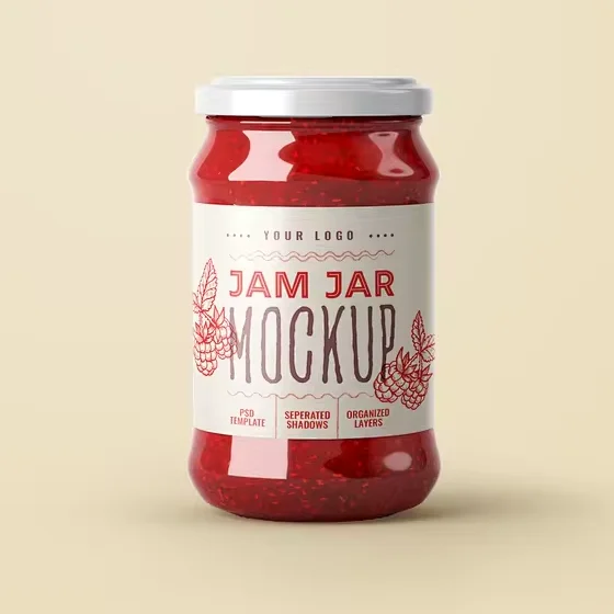 Высокобезопасная Водонепроницаемая этикетка для пищевых продуктов на заказ наклейка бутылки с водой