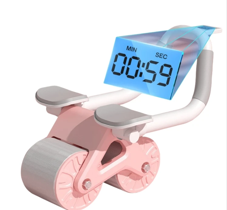 New arrival Home Gym Abdominal Roller Wheels with Elbow Support Original Exercise Training Muscle Kneeling Pad rebound ab roller