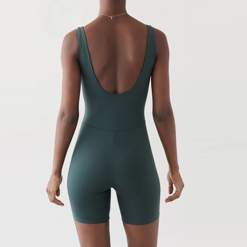 2022 New Yoga Fitness Sports Hot Selling Workout Running One Piece Active Wear Jumpsuit