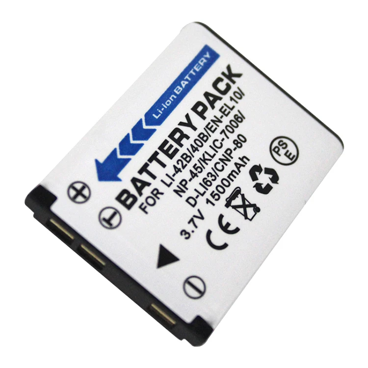 
HSU 1500mAh Camera digital batteries D-Li63 for Pentax Coolpix S220 S230 S3000 S4000 S500 S510 