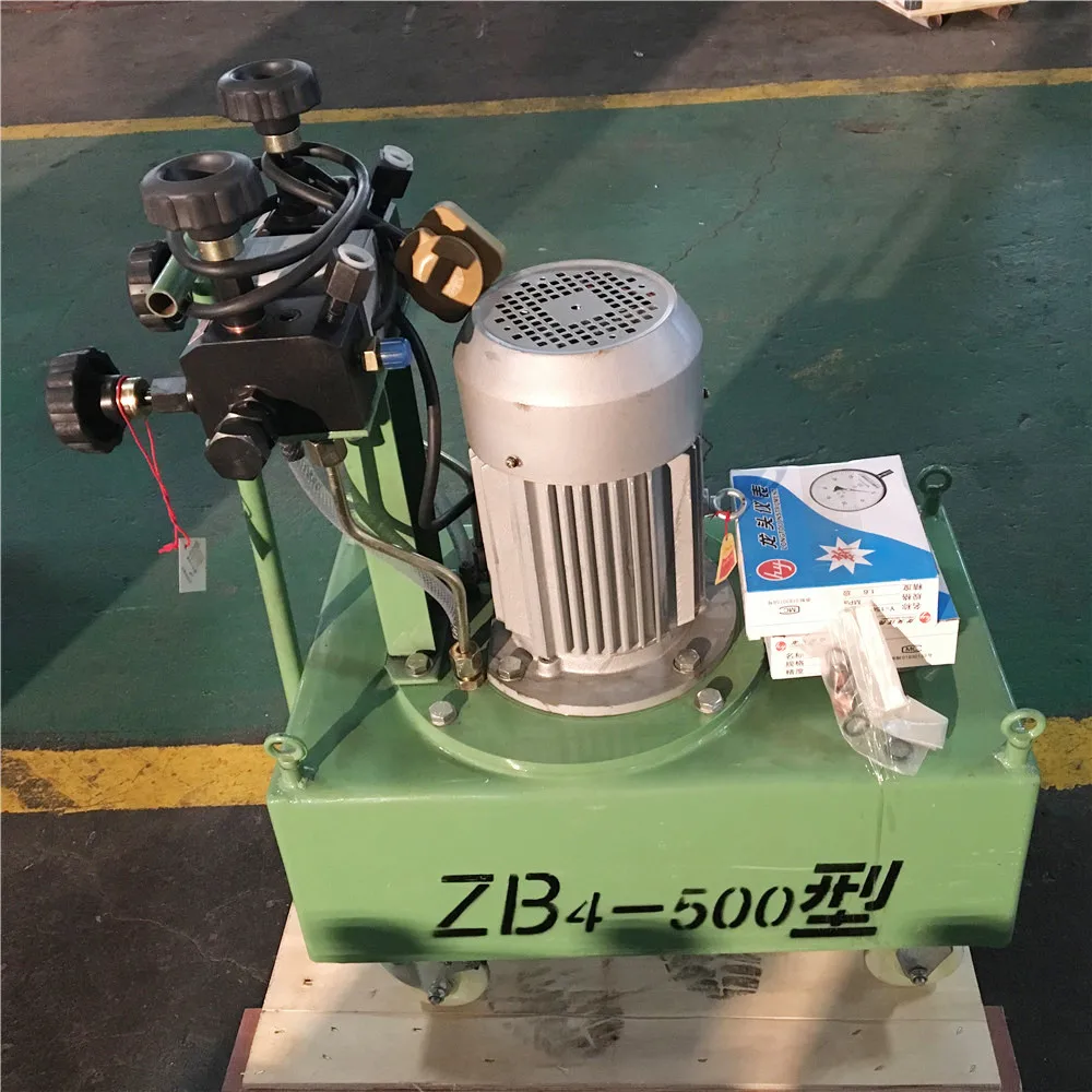 ZB4-500 Prestressed oil pump for stressing jack electric oil pump