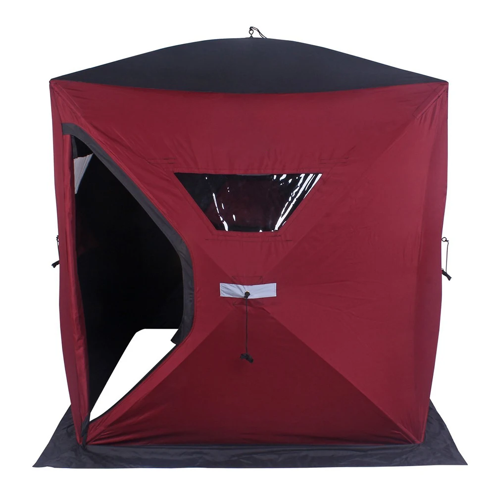 Easy To Put Up And Take Down 60 Second Set-Up 2 Person Ice Fishing Tent
