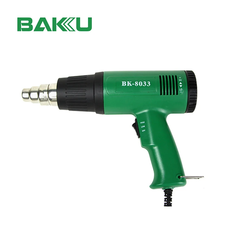 1 Set BK-8033 Hot Air Gun In One Individual Packaging; 1 Set Gross Weight: 1 KG Net Weight: 0.7 KG  Size: 25.5*23.7*8.5 CM ) 20