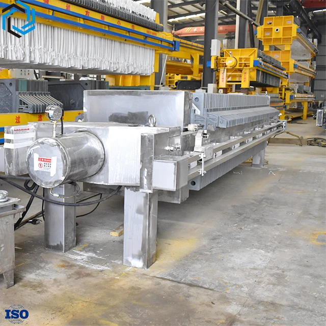 Small food grade all-inclusive stainless steel filter press