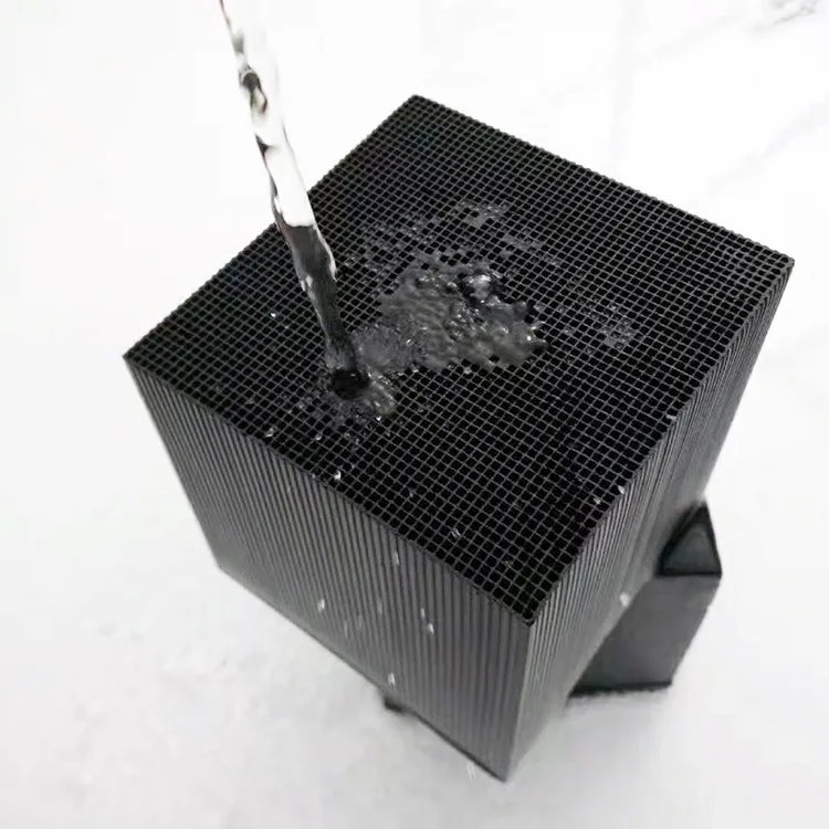 Aquarium Filter Water Purification Honeycomb Activated Carbon Block Tank Aquarium Cleaning Tools