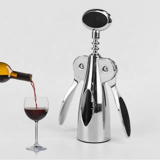 Роскошный штопор из цинкового сплава, портативная открывалка для бутылок вина, официантов, аксессуар для бара