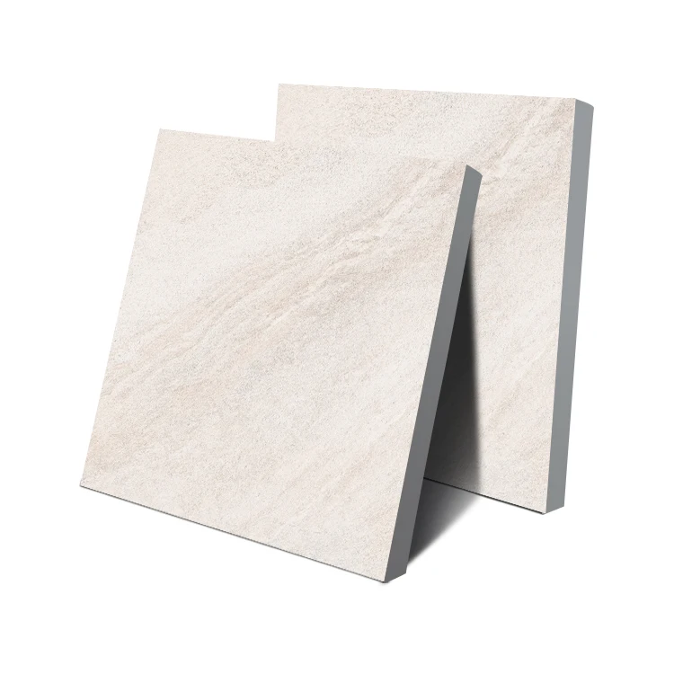 Wholesale Price 600x600mm Beige Full Body 20mm Thickness Matte Floor Stone outside Tiles Outdoor Porcelain Park Flooring Tiles