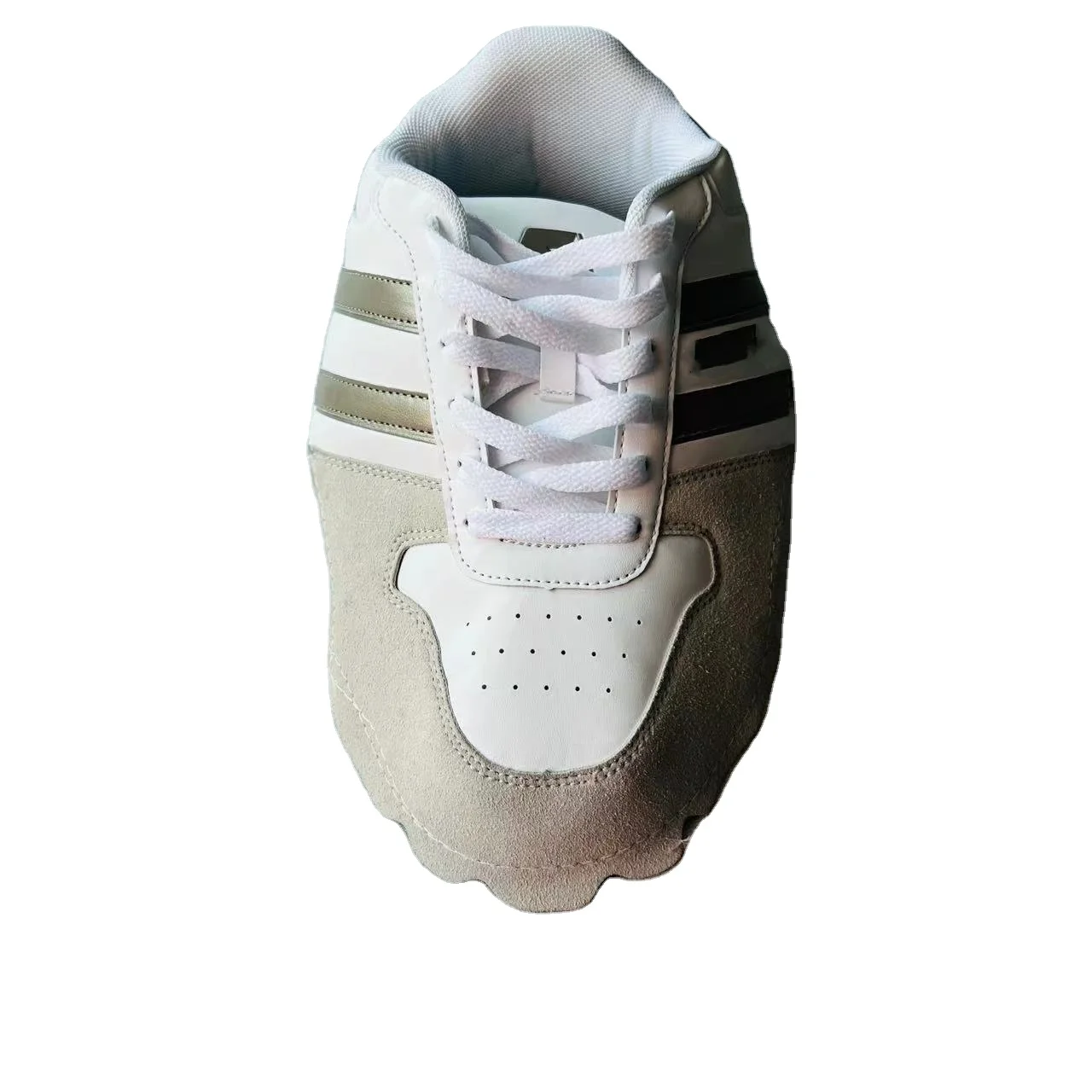 Knitted Fabric Polyester Dot Design Fly Knitting Sock Semi-Finished Football shoe upper