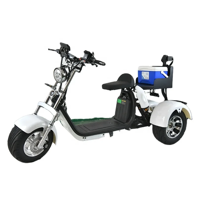 EEC COC US  Eu warehouse   1500w60v12ah 3 -wheel electric scooter electric bikes ebike bicycles