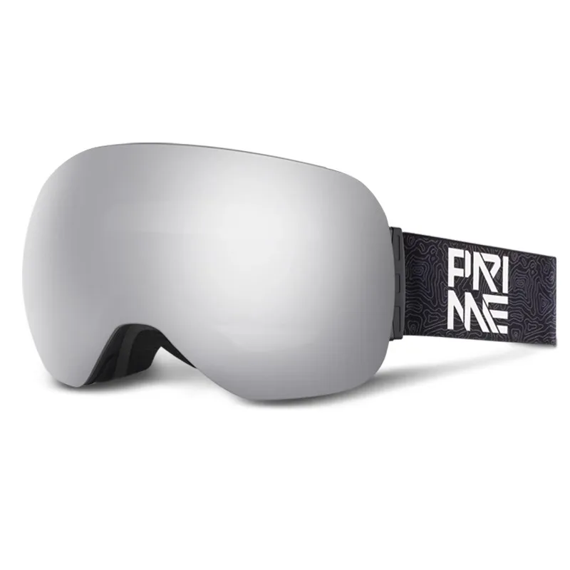 2024 Women Mens Snowboard Sports Googles Oem Custom Logo Otg Frameless Retro Anti Fog Snow Goggles Magnetic Ski Goggles