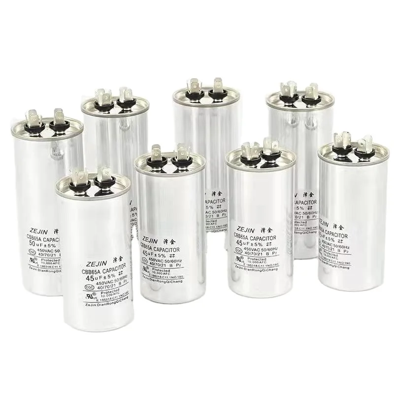 Passive Components High Quality Customized CBB65 Air Conditioning Compressor Starting Capacitor Film