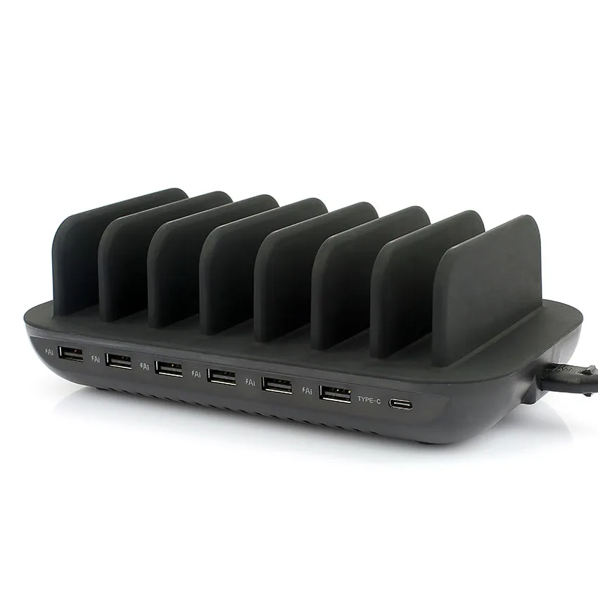 
ETL FCC and CE Certificated Seven USB Charging Station Mobile Phone Charging Station for iPhone 