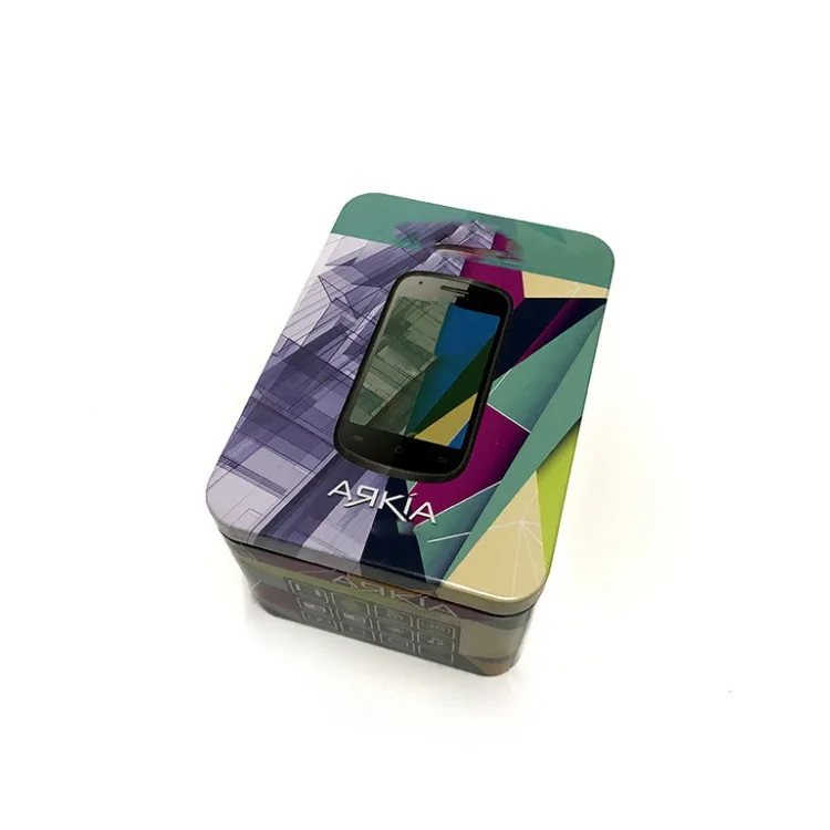 Custom  Recgangle Metal Box Gift Tin Box