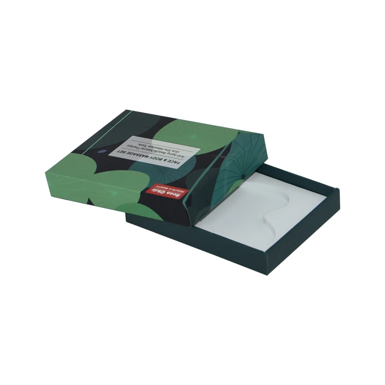 Custom Gua Sha Tool Gift Box Packaging Kerokan Jade Roller Cardboard Lid And Base Paper Box with EVA Insert