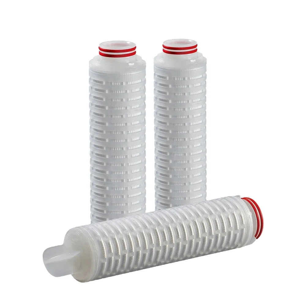 China 2022 New 0.22 Micron Replacement Filter PP/PES/PTFE/Nylon 66 Water Filter Cartridge For Industrial Water Treatment