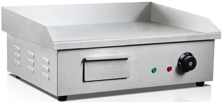 Commercial Restaurant Kitchen Equipment Electric Grills&Griddles Professional Countertop Stainless Steel Beef Meat Griddle