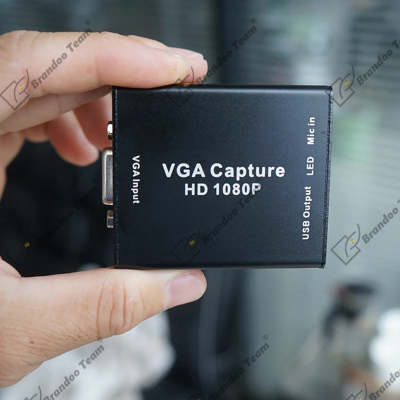  Карта захвата игр преобразователь сигнала VGA в USB AMCAP/программное обеспечение VLC